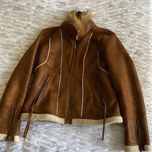 Andrew Marc leather jacket super soft size M ladies